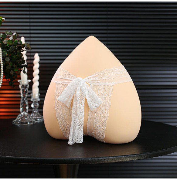 FEE ET MOI - Lace Open-Crotch Strappy Back Panties (White)